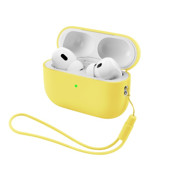 Фото - Чехол для наушников Armorstandart Silicone Case with straps for Apple AirPods Pro 3 Yellow (ARM91288)