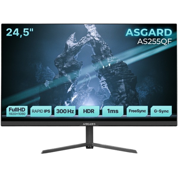 Фото - Монитор игровой ASGARD GamingAS255QF Black