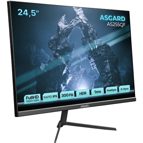 Фото - Монитор игровой ASGARD GamingAS255QF Black