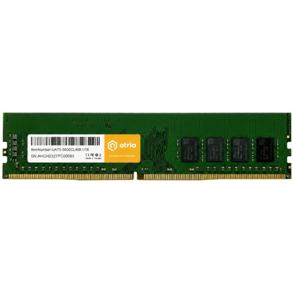 Фото - Пам'ять DDR ATRIA 16Gb DDR5 (UAT55600CL46K1/16)