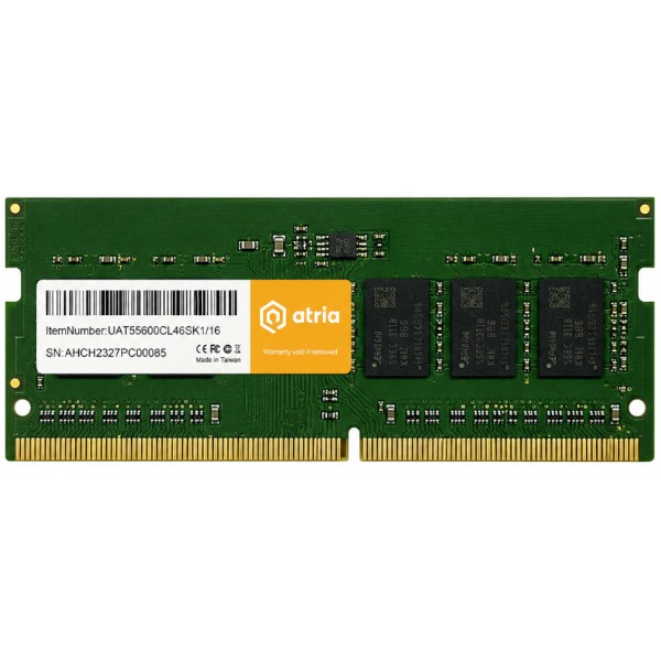 Фото - Пам'ять DDR ATRIA 16Gb DDR5 (UAT55600CL46SK1/16)