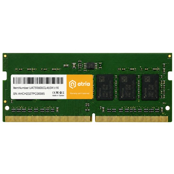 Фото - Пам'ять DDR ATRIA 8Gb DDR5 (UAT55600CL46SK1/8)