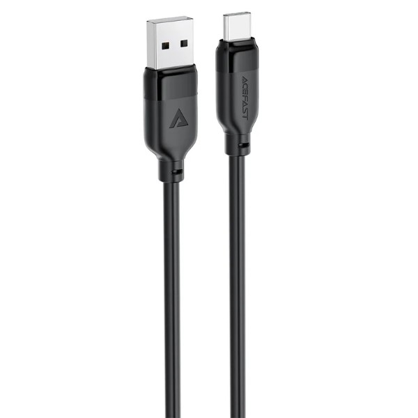 Фото - Кабель AceFast C16-04, USB to Type-C, 3A, 1.2m Black (6974316283812)