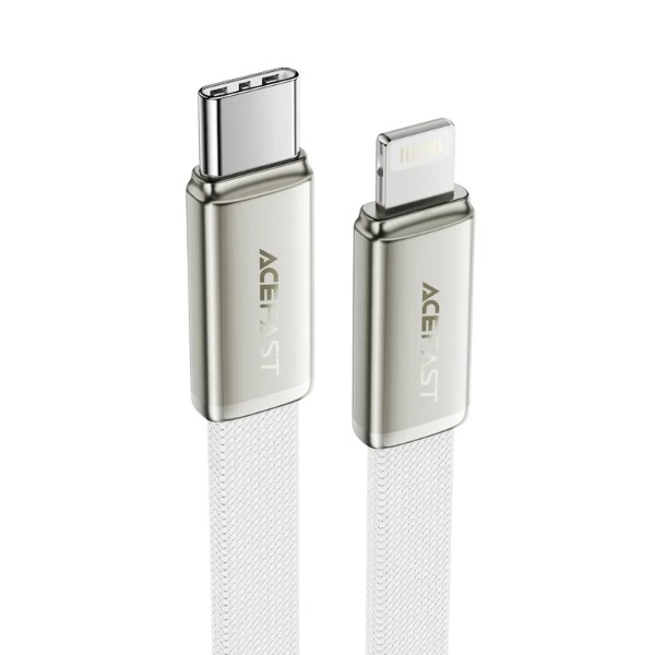 Фото - Кабель AceFast C24-01, USB to iP, 30W, 1.2m White (6974316286240)