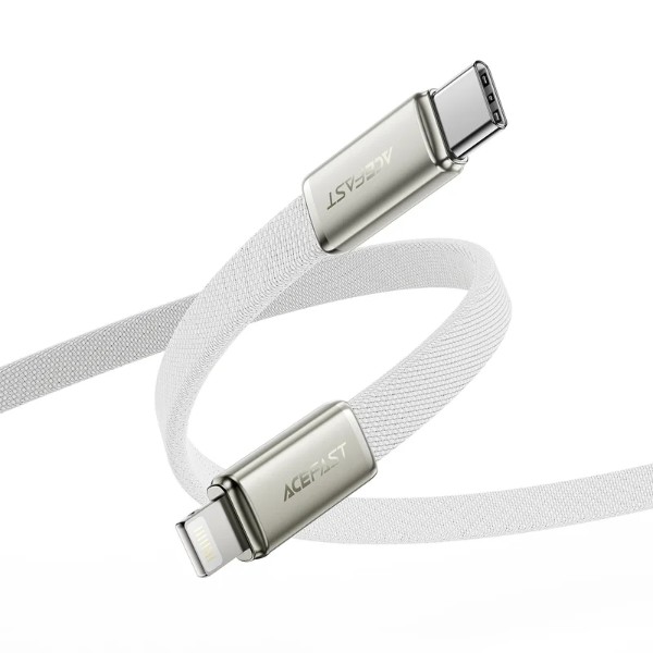 Фото - Кабель AceFast C24-01, USB to iP, 30W, 1.2m White (6974316286240)