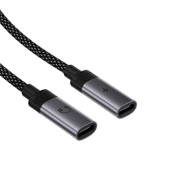 Фото - Перехідник AceFast J14 USB-C 2-in-1 Black (6974316285823)