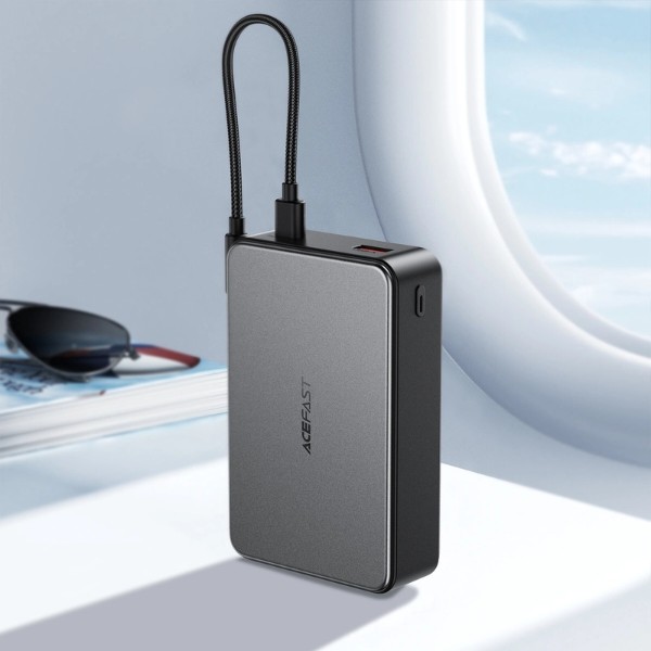 Фото - Батарея мобильная AceFast M29-20000 22.5W Black (6974316285991)