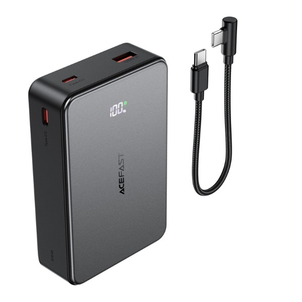 Фото - Батарея мобильная AceFast M29-20000 22.5W Black (6974316285991)