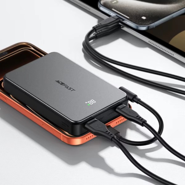 Фото - Батарея мобільна AceFast M31-10000 22.5W Black (6974316286011)