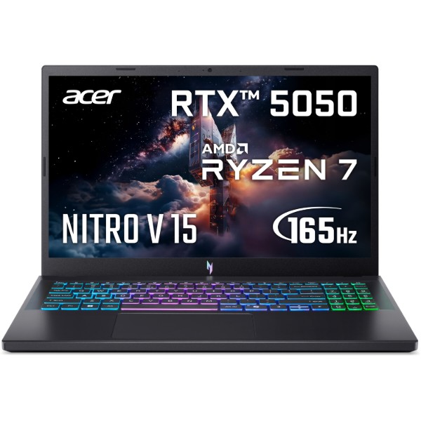 Фото - Ноутбук игровой Acer Nitro V 15 ANV15-A31 (NH.U3QEU.00P) Obsidian Black