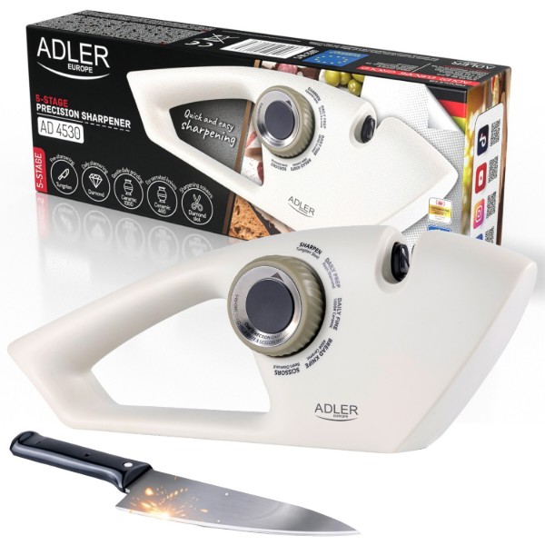 Фото - Точилка кухонных ножей электрическая Adler AD 4530