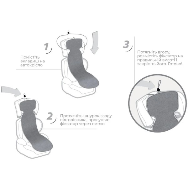 Фото - Вкладиш в автокрісло AirCuddle Cool Seat Jade Green 2/3 (CS-2-JADE GREEN)