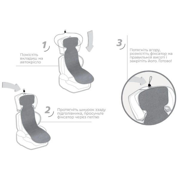 Фото - Вкладыш в автокресло AirCuddle Cool Seat Nut (CS-2-NUT)