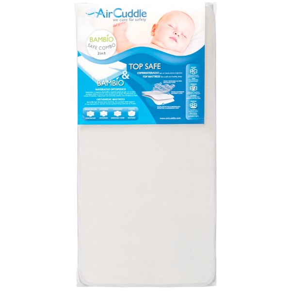 Фото - Матрац прямокутний дитячий AirCuddle Bambio Safe Combo 60x120 см (SC-BA-120)
