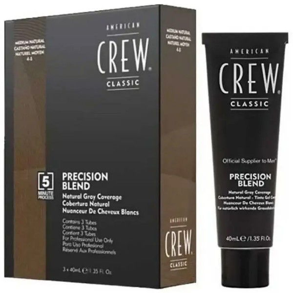 Фото - Система маскування сивини American Crew Precision Blend Shades 4-5 (738678248348)