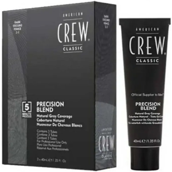 Фото - Система маскування сивини American Crew Precision Blend Shades 2-3 Dark (738678248355)