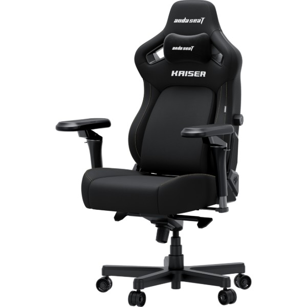 Фото - Крісло для геймерів Anda Seat Kaiser 4 V2 Size XL Black Fabric (AD12YDDC-XLL-20-B-CF-03)