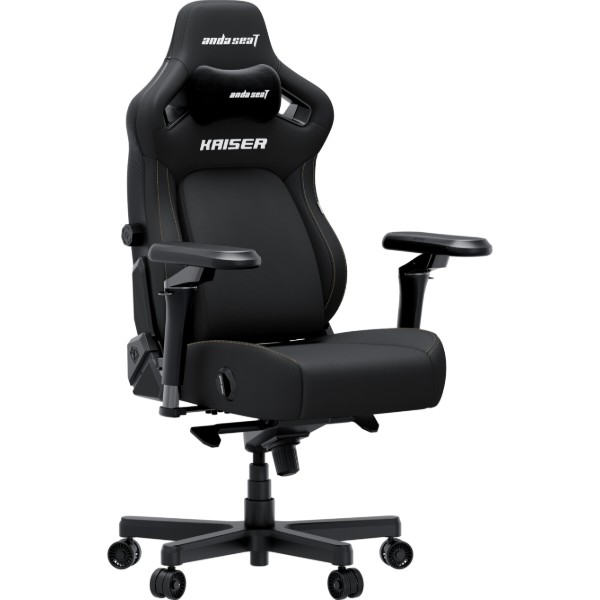 Фото - Крісло для геймерів Anda Seat Kaiser 4 V2 Size XL Black Fabric (AD12YDDC-XLL-20-B-CF-03)