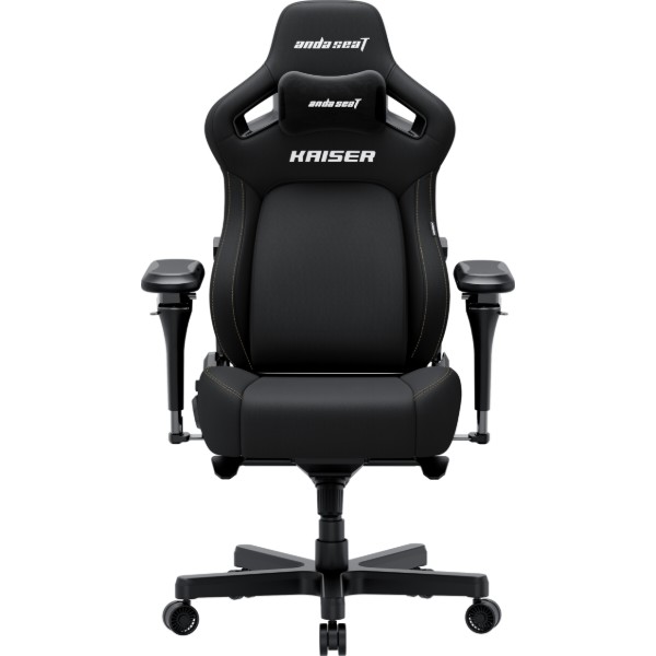 Фото - Крісло для геймерів Anda Seat Kaiser 4 V2 Size XL Black Fabric (AD12YDDC-XLL-20-B-CF-03)