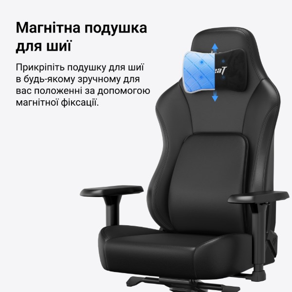 Фото - Крісло для геймерів Anda Seat Phantom 4 Pro L Gray Fabric (AD18YSDC-72-G-F-G02)