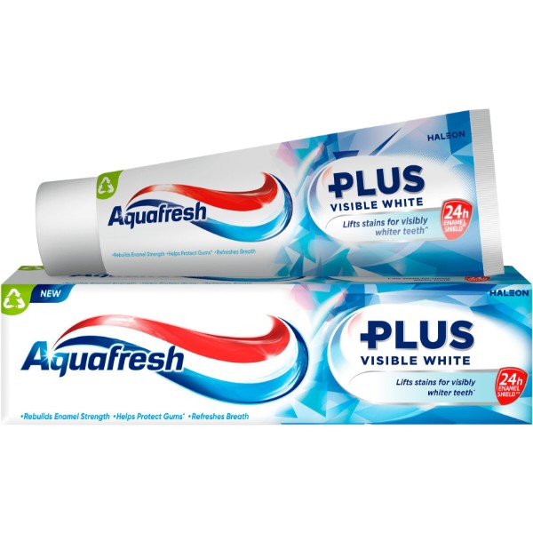 Фото - Зубная паста Aquafresh Плюс видимый эффект 75 мл (5054563010360)