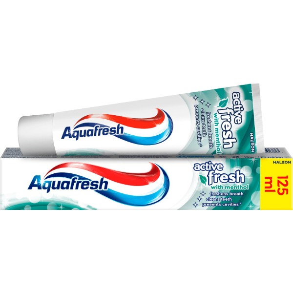 Фото - Зубна паста Aquafresh Заряд свіжості 125 мл (5054563200686)