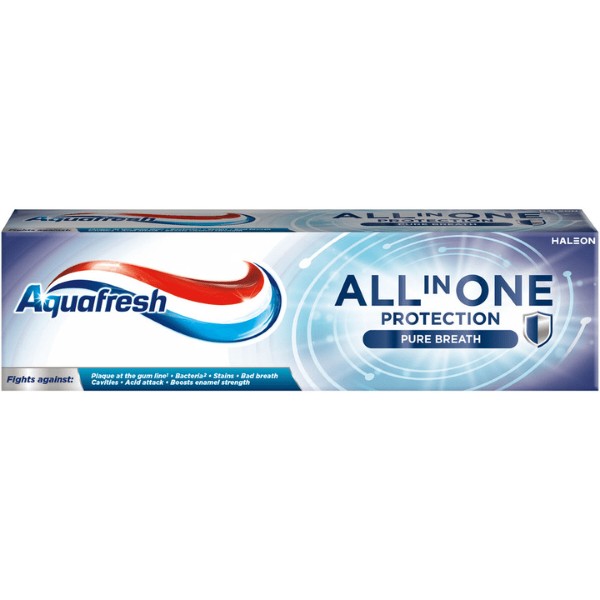 Фото - Зубна паста Aquafresh all in one Свіже дихання 75 мл (5054563201355)
