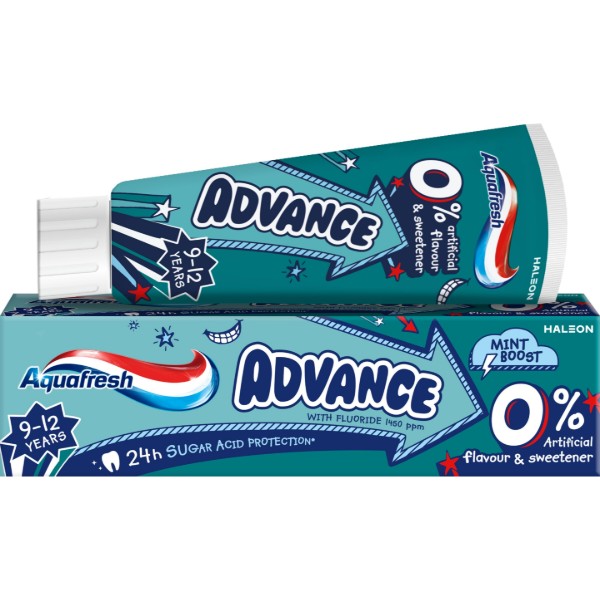 Фото - Зубна паста Aquafresh едванс у тюб 75 мл (5054563205940)