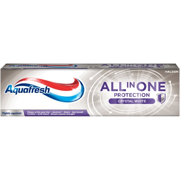 Фото - Зубна паста Aquafresh all in one Кришталева білизна 75 мл (5054563213945)