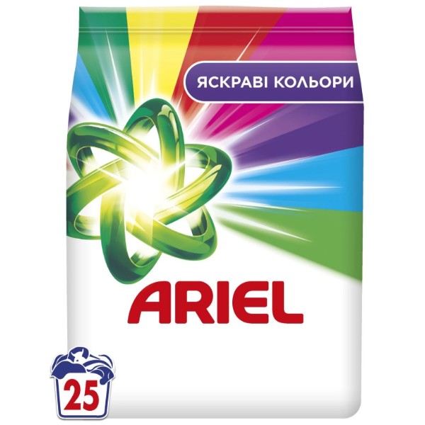 Фото - Стиральный порошок Ariel Аква-Пудра Color 25 циклов, 3.4кг