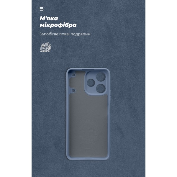 Фото - Чохол для смартфону Armorstandart ICON for Realme Note 80 4G Camera cover Winter Blue (ARM92402)