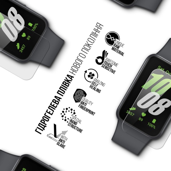 Фото - Защитная пленка для смарт-часов Armorstandart Matte for Samsung Galaxy Watch Fit 3 6 шт. (ARM92107)