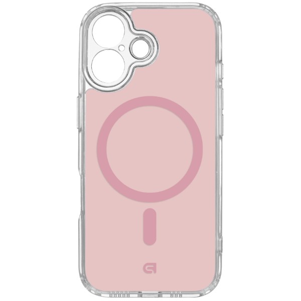 Фото - Чехол для смартфона Armorstandart Clear Hybrid MagCase for Apple iPhone 17 Pink (ARM91741)
