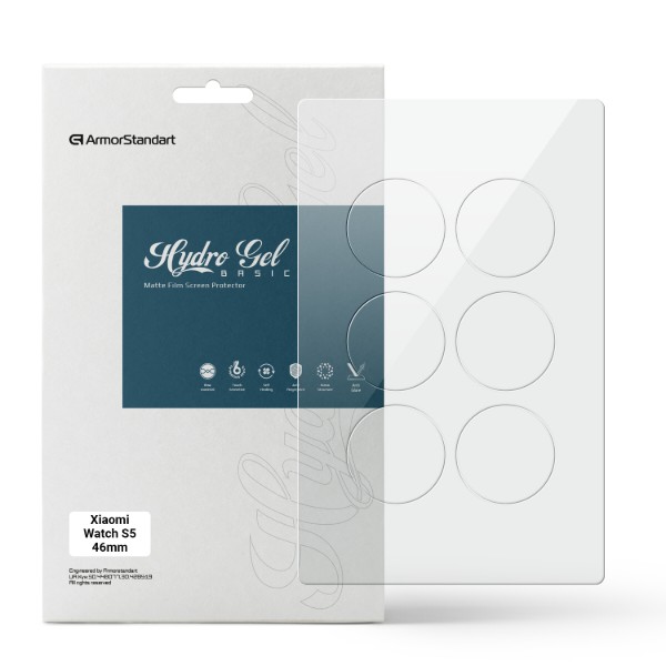 Фото - Захисна плівка для смарт-годинника Armorstandart Matte for Xiaomi Watch S5 46mm 6 шт. (ARM92161)