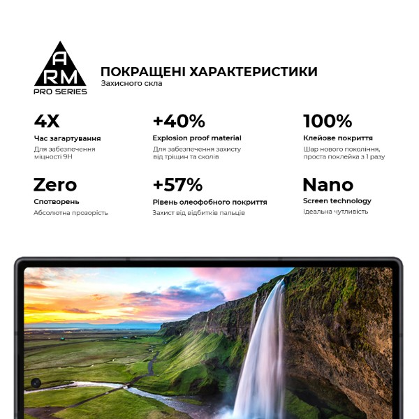 Фото - Захисне скло для смартфону Armorstandart Pro на зовнішній дисплей  for Samsung Fold8 5G (ARM91551)