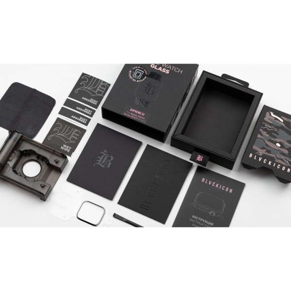 Фото - Захисне скло для смарт-годинника Armorstandart Supreme Black Icon EZ for Apple Watch Series 11/10 42 mm (ARM91473)