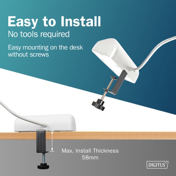 Фото - Мережевий фільтр Assmann 3р 1.5m 2x USB-A + USB-C 30W White (DA-70626)