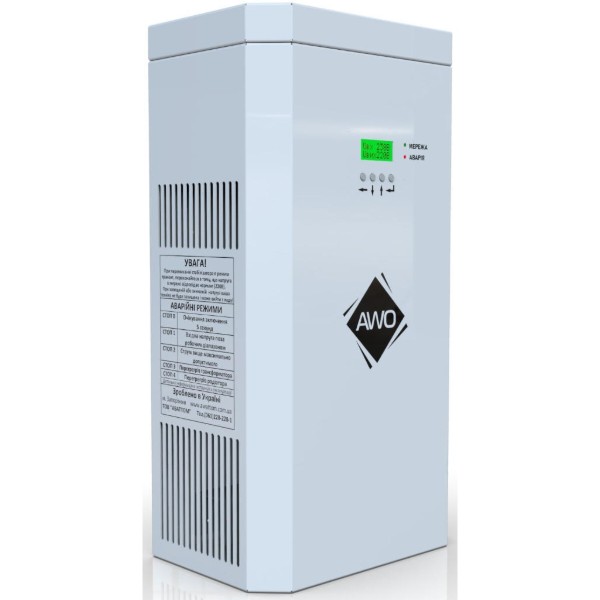 Фото - Стабилизатор напряжения Awattom 4.4кВт, 1 ф.