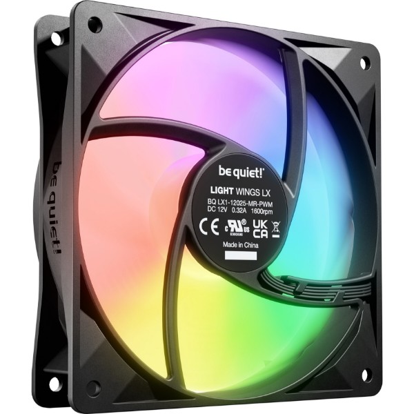 Фото - Корпусний вентилятор Be quiet! Light Wings LX 120mm PWM 3-Pack Black (BL121)