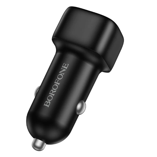 Фото - Автомобільний зарядний пристрій BOROFONE BZ34 Cloud single port QC3.0 Black (6941991122255)