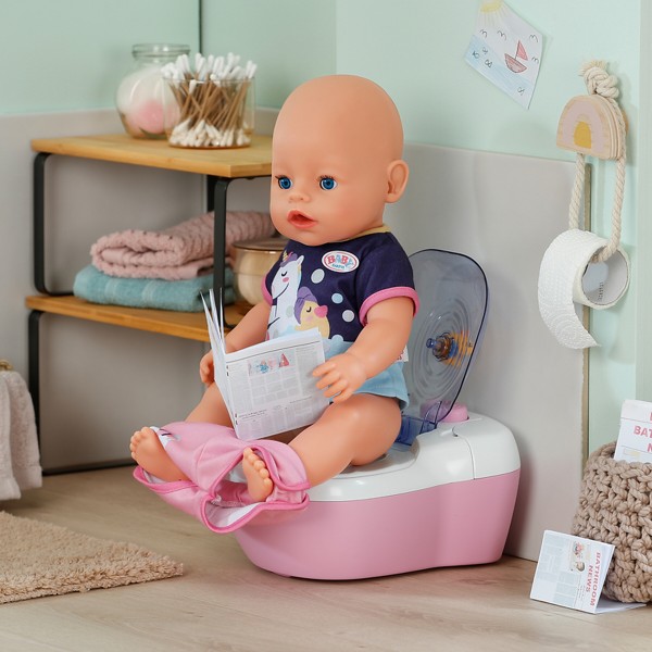 Фото - Аксессуары для пупса Baby Born МАЛЕНЬКИЙ ТУАЛЕТ (звук) (837542)