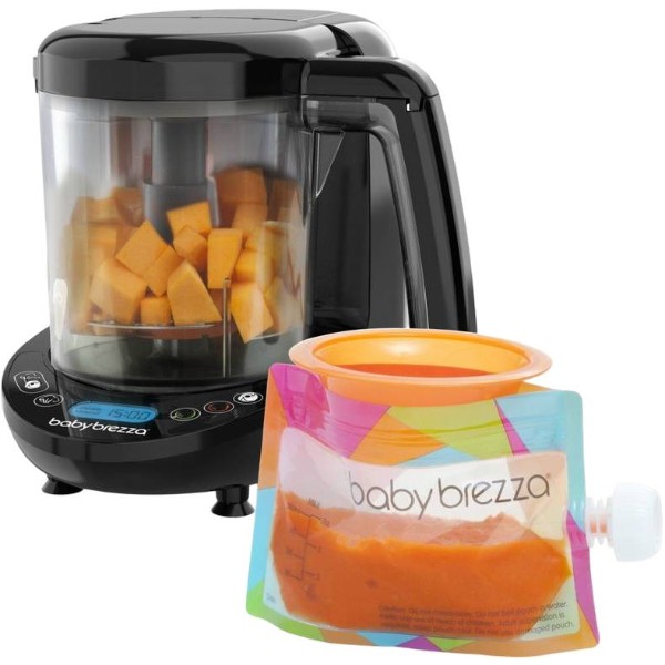 Фото - Блендер-пароварка для дітей Baby Brezza One Step Deluxe, Black (BRZ0258)