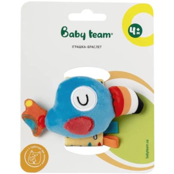 Фото - Брязкальце Baby Team браслет в асортименті (8509_тукан)