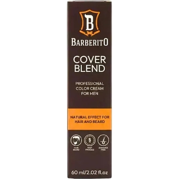Фото - Система маскировки седины Barberito Cover Blend - 5 Light Brown 60 мл (5908015590033)
