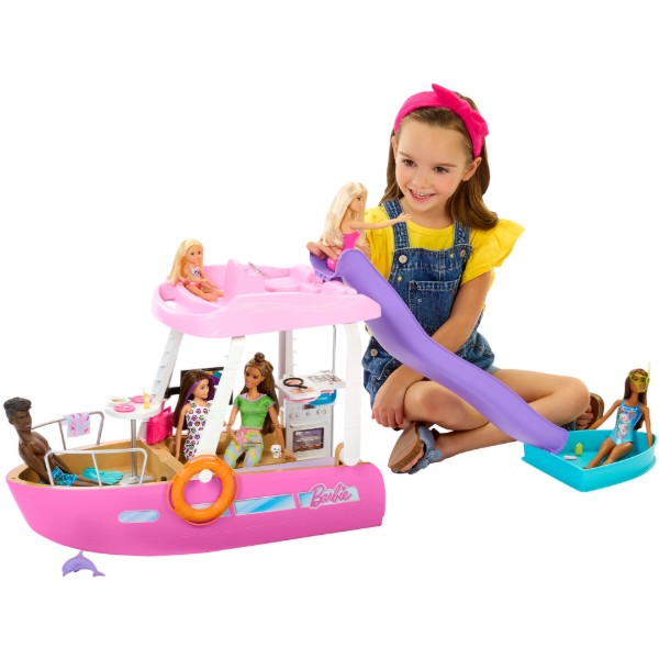 Фото - Транспорт для ляльки Barbie Катер мрії (HJV37)