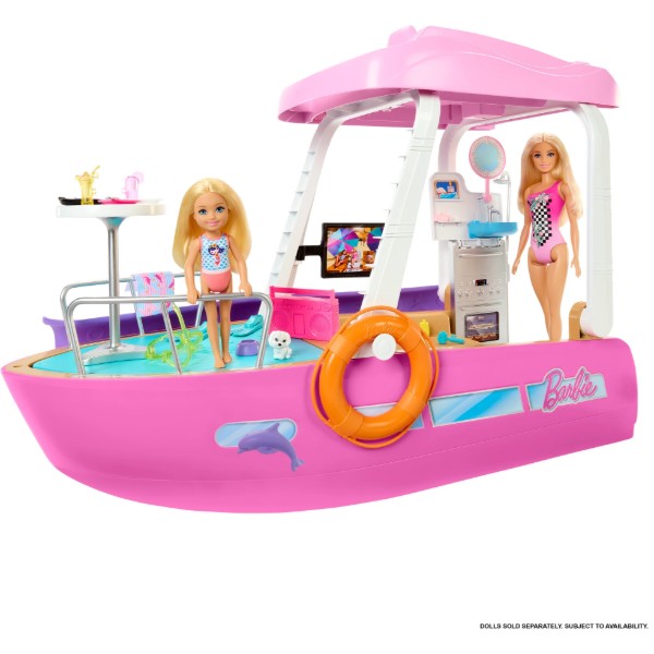 Фото - Транспорт для ляльки Barbie Катер мрії (HJV37)