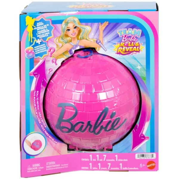 Фото - Кукла-сюрприз Barbie Roll & Reveal – поп-звезда (JMK19)