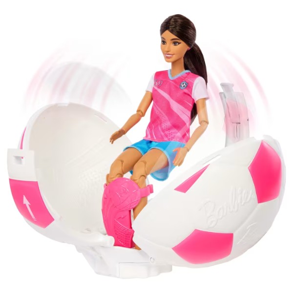 Фото - Кукла-сюрприз Barbie Roll&Reveal – футболистка (JMK20)