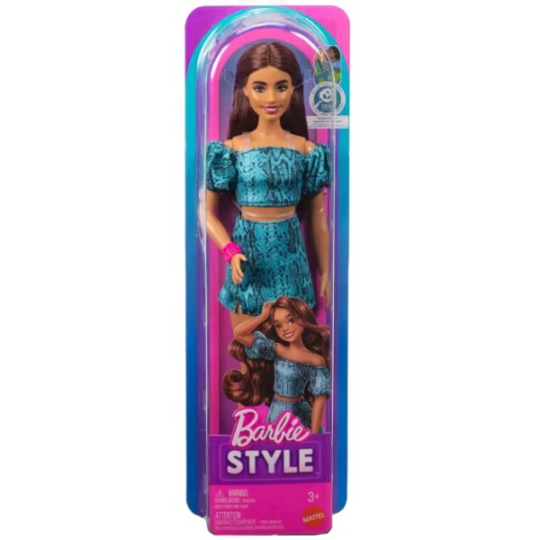 Фото - Кукла Barbie Модница в бирюзовом наряде (JJN63)