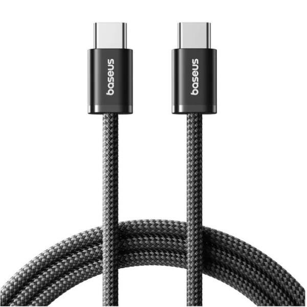 Фото - Кабель Baseus Dynamic 4 Fast Charging Type-C to Type-C 100W 5A 1m black (P10381400111-00)